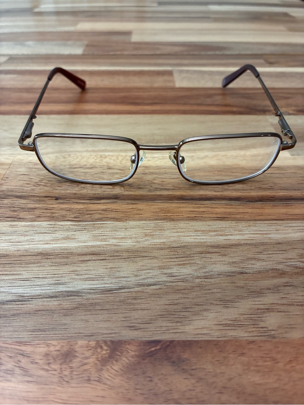 Hilco SG302 Bronze Men’s Eyeglasses Glasses Frames Rectangle Metal Rim 52-19-140 - Picture 2 of 12
